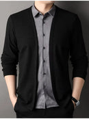 Camisa de Manga Longa com falsa camisa interna(apenas uma peça). Uso social e de negócios