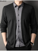 Camisa de Manga Longa com falsa camisa interna(apenas uma peça). Uso social e de negócios