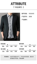 Camisa de Manga Longa com falsa camisa interna(apenas uma peça). Uso social e de negócios