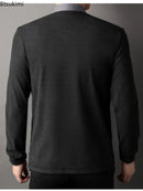 Camisa de Manga Longa com falsa camisa interna(apenas uma peça). Uso social e de negócios