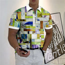 Camisa Polo multicolorida com zíper