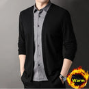 Camisa de Manga Longa com falsa camisa interna(apenas uma peça). Uso social e de negócios