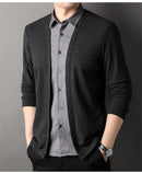 Camisa de Manga Longa com falsa camisa interna(apenas uma peça). Uso social e de negócios